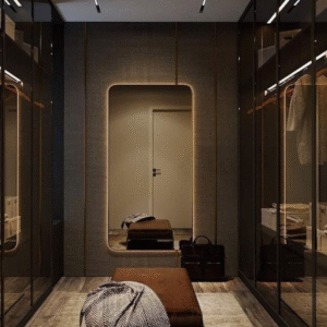 Dark Wooden Wardrobe