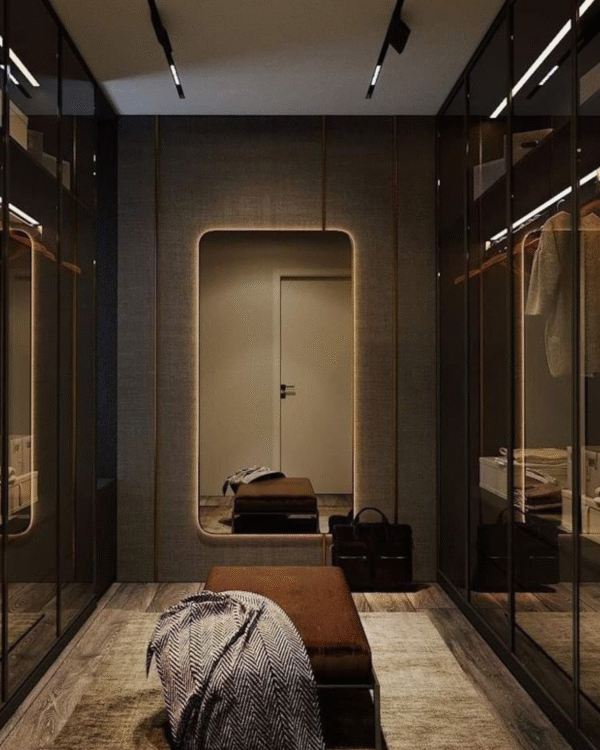 Dark Wooden Wardrobe