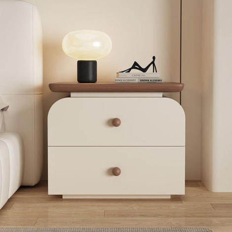 Italian Cream Style Bedside Tables Nordic Simple… (1)